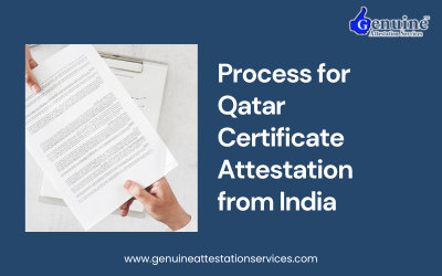 Process for Qatar certificate attestation from India
